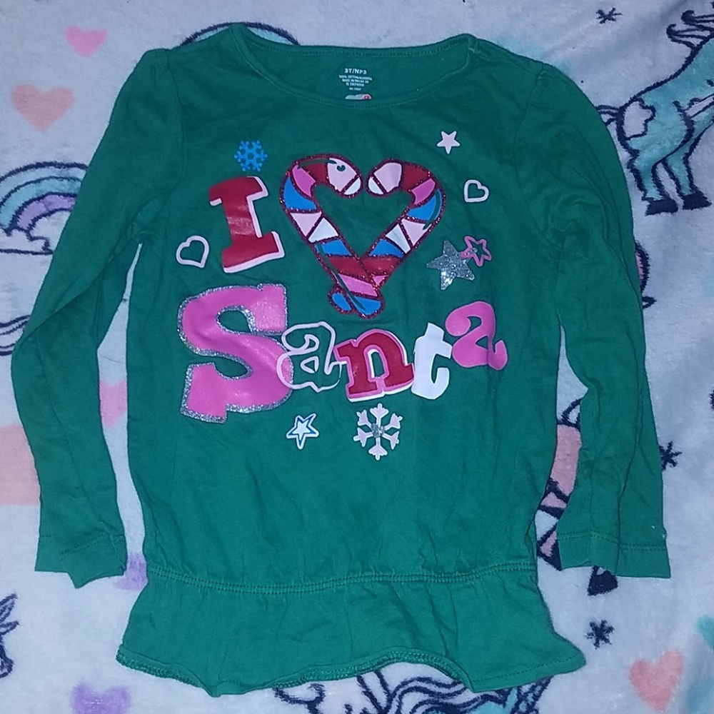 I heart Santa shirt
